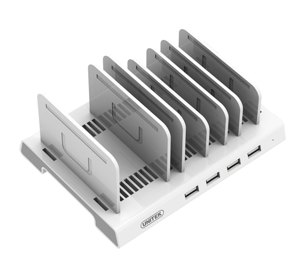 Unitek Stacja ładująca 4x USB 2.4A 36W - 509744 - zdjęcie